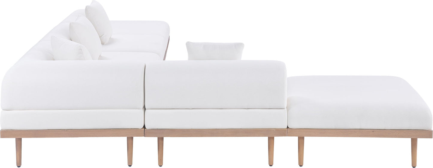 Laguna - 6 Piece 142" Outdoor Patio Modular Sectional