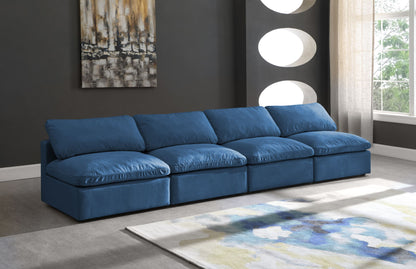 Plush - Modular Armless 4 Seat Sofa