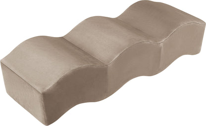 Wave - Velvet Bench