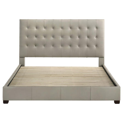 Medley - Genuine Leather Platform Bed