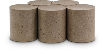 Dimple - 5 Piece Modular Coffee Table - Terazzo Finish