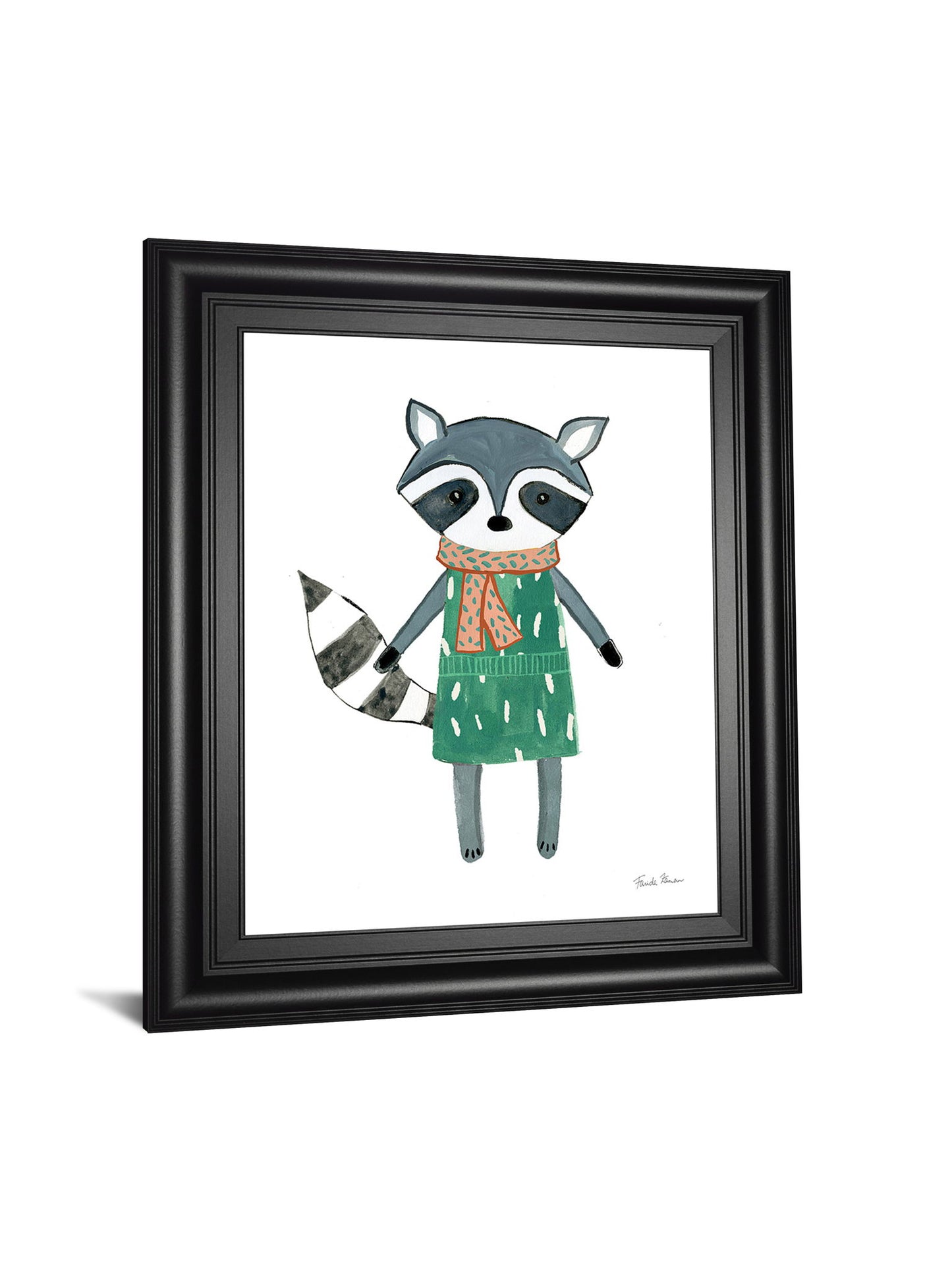Neighborhood Pals II By Farida Zaman - Framed Print Wall Art - White