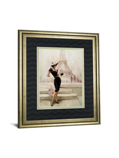Love, From Paris By Steve Henderson - Framed Print Wall Art - Beige