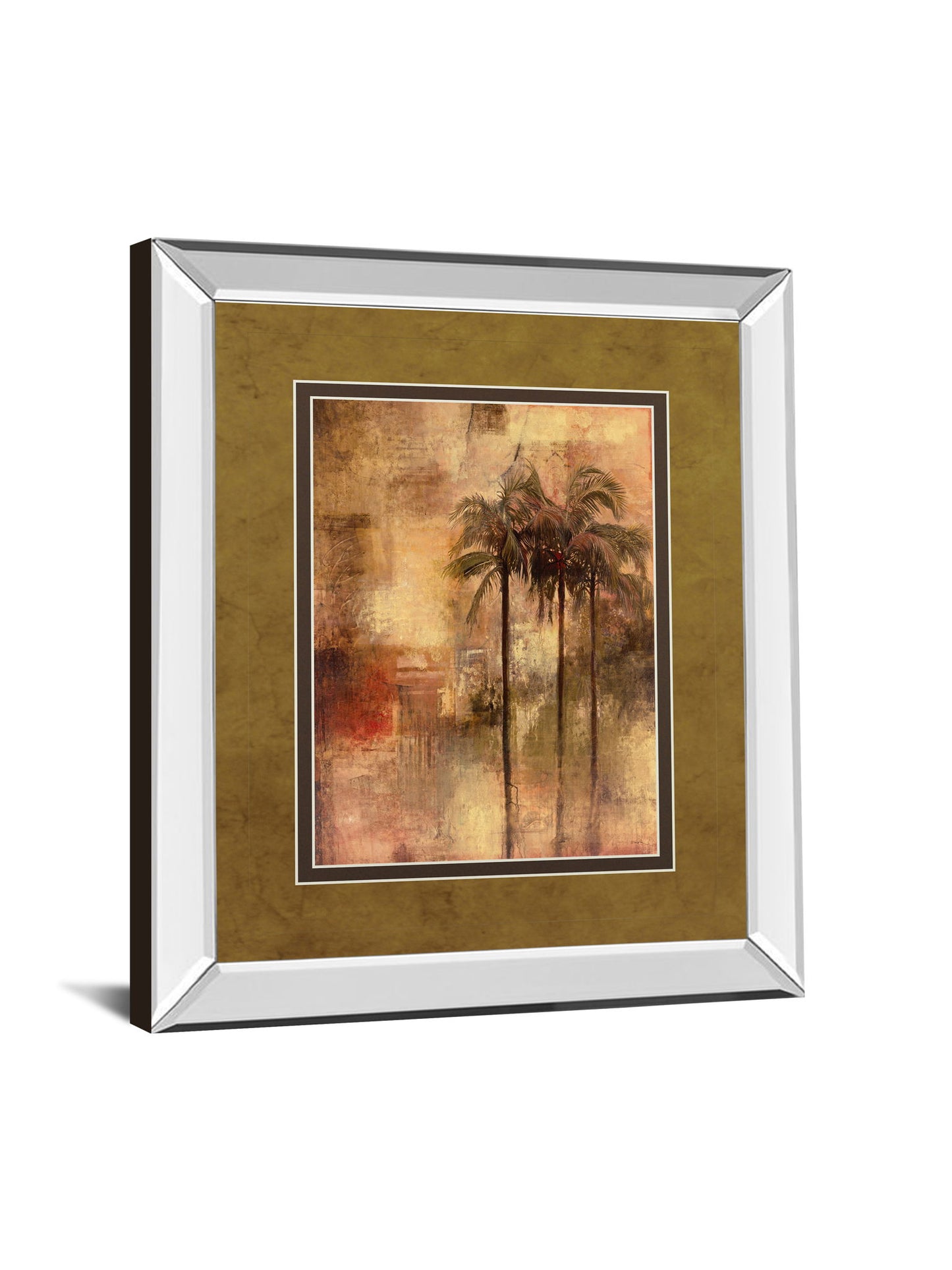 Tuscadero I By Douglas - Mirror Framed Print Wall Art - Light Brown