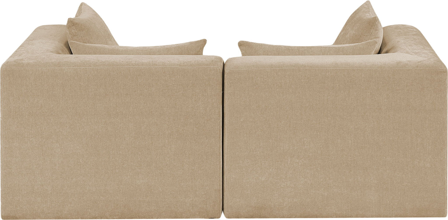 Stellar - 2 Piece 76" Upholstered Modular Loveseat