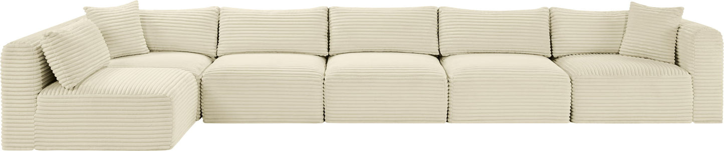 Shaggy - 6 Piece Modular Sectional