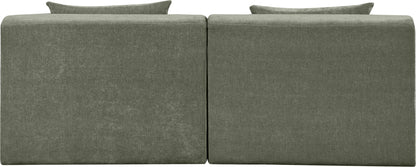 Stellar - 2 Piece 76" Upholstered Modular Armless Loveseat