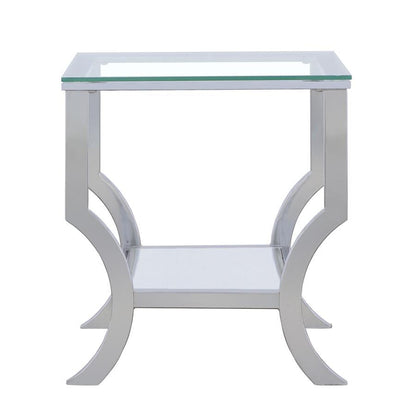 Saide - Rectangular Glass Top Table