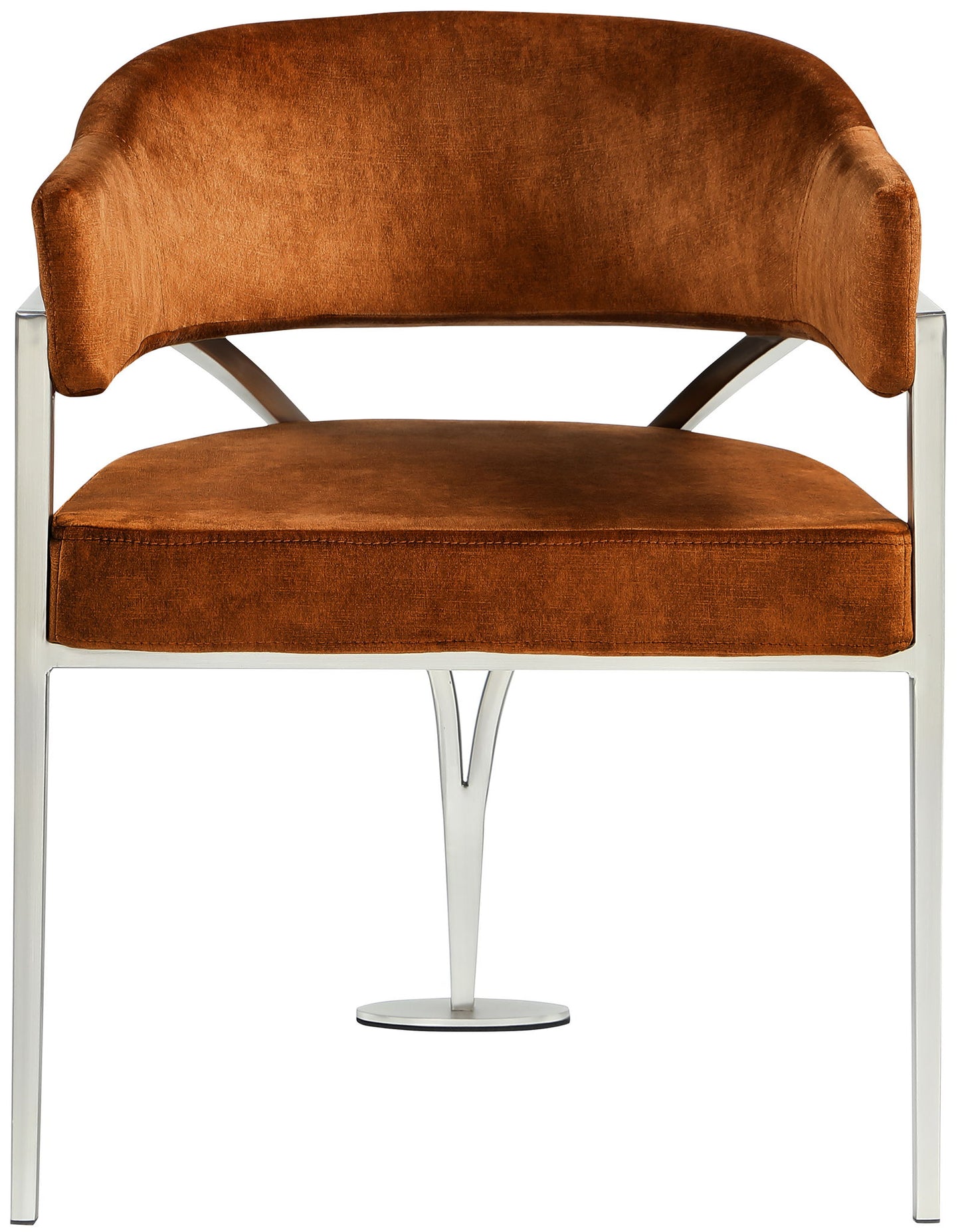 Madelyn - Dining Chair (Set of 2) - Brushed Chrome