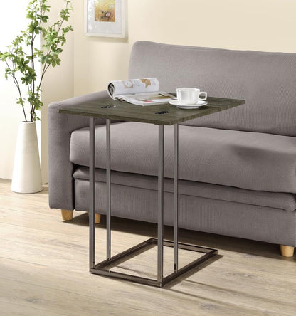 Pedro - Expandable C-Shaped Sofa Side Table