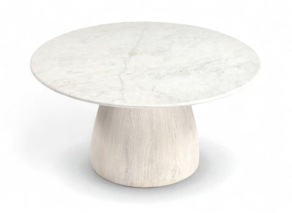 Liona - Marble And Mango Wood Table