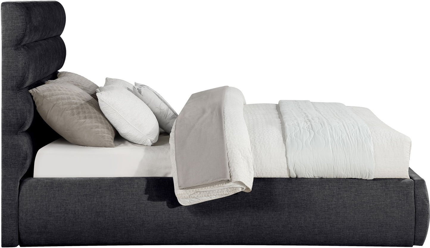 Adam - Chenille Fabric Bed With 52" Headboard