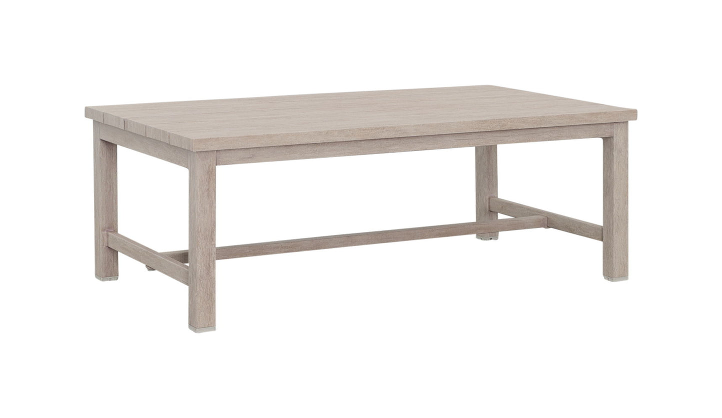 Blakley - Outdoor Aluminum Coffee Table - White