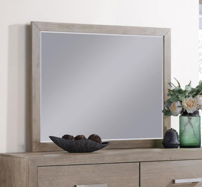 Kenora - 6-Drawer Dresser Mirror - Barley Brown