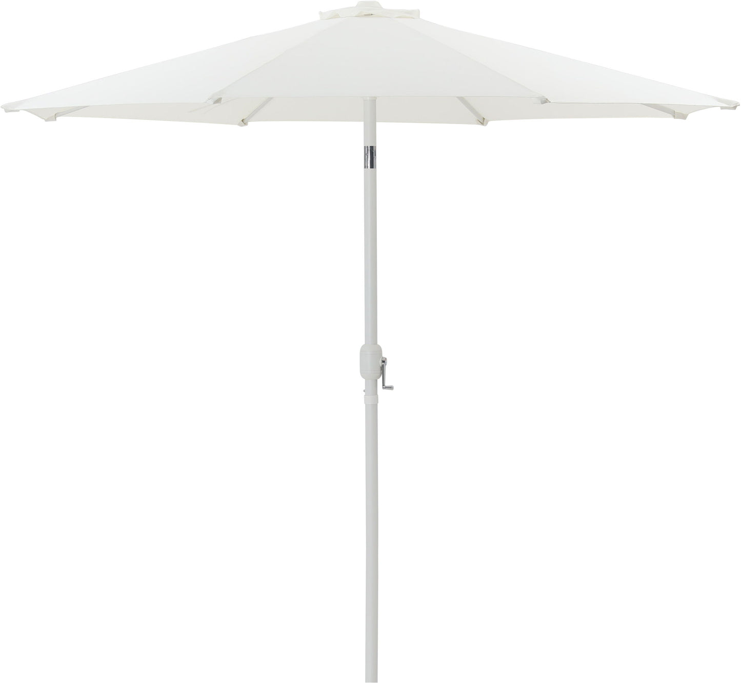Fiji - Aluminum Patio Umbrella With Square Black And White Base
