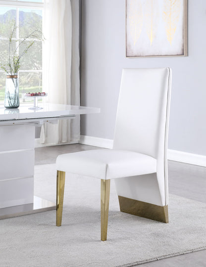 Porsha - Dining Chair (Set of 2) - Gold Base