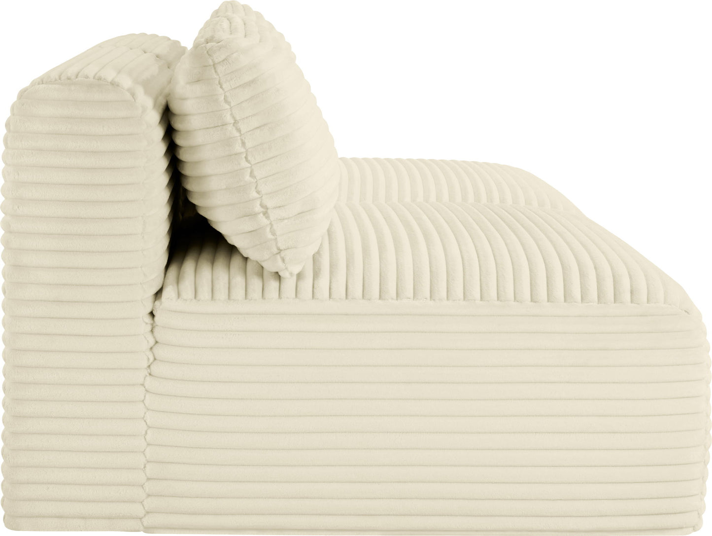 Shaggy - 2 Seat Modular Armless Sofa