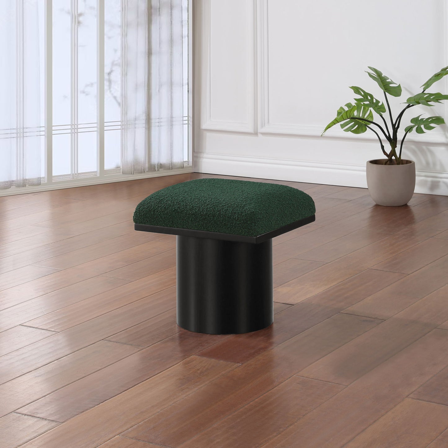 Pavilion - Bench / Stool With Black Base