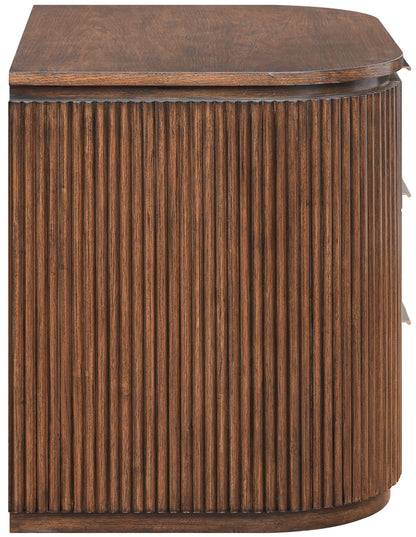 Astrid - Solid Wood And Oak Veneer Nightstand