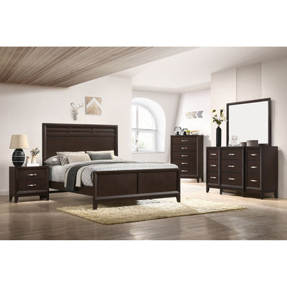 Beaumont - 5-Drawer Chest - Merlot