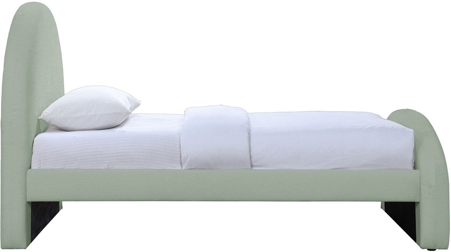 Andaz - Chenille Fabric Upholstered Bed