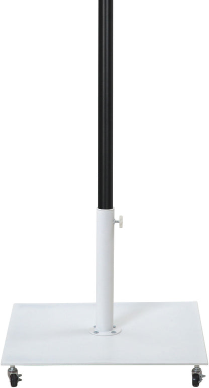 Fiji - Aluminum Patio Umbrella With Square White And Black Base