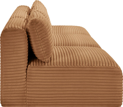 Shaggy - Fabric 3 Seat Modular Armless Sofa