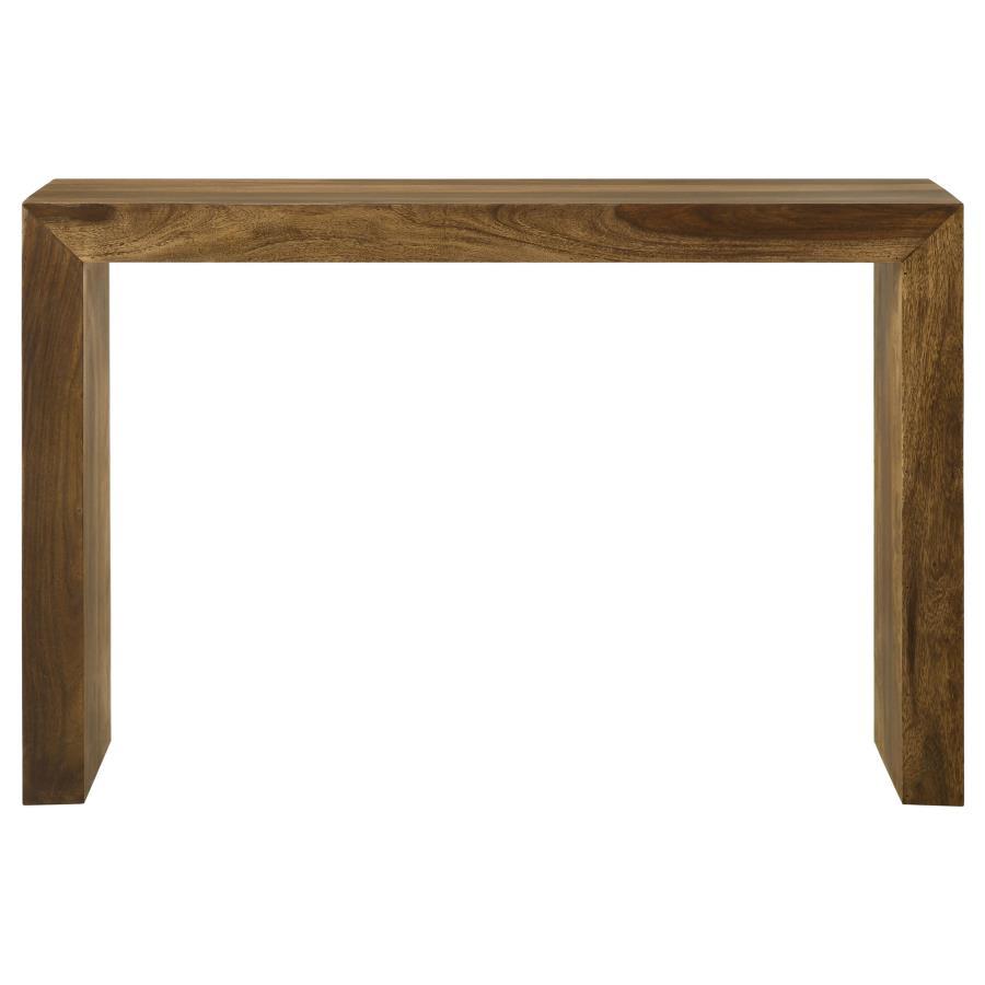 Odilia - Mesa de sofá rectangular de madera maciza - Auburn