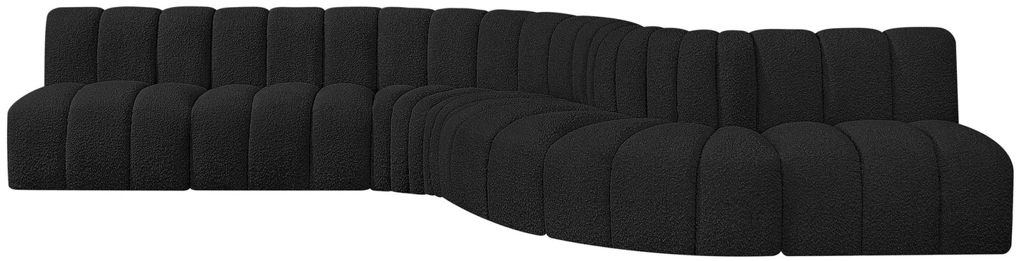 Arc - Boucle Fabric 7 Piece Modular Sofa