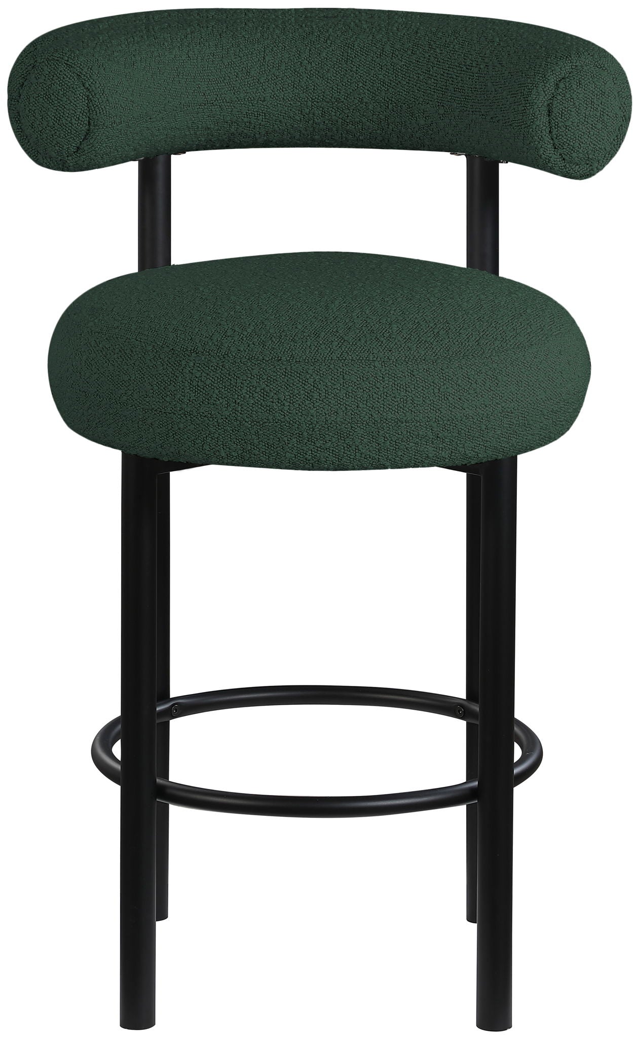 Bordeaux - Stool With Black Legs (Set of 2)