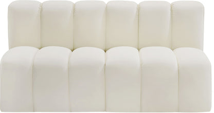 Arc - Faux Leather 2 Seats Modular Sofa