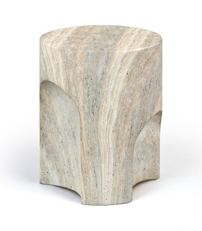 Olira - Concrete And Fiberglass Indoor / Outdoor End Table