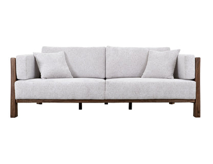 Roots - Sofa - Pearl Silver / Light Brown