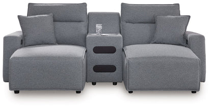Modmax II - Reclining Sectional - Salt And Pepper