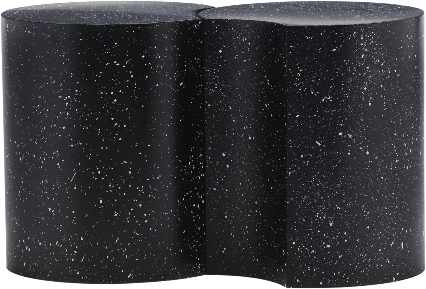 Dimple - 2 Piece Modular End Table - Terazzo Finish