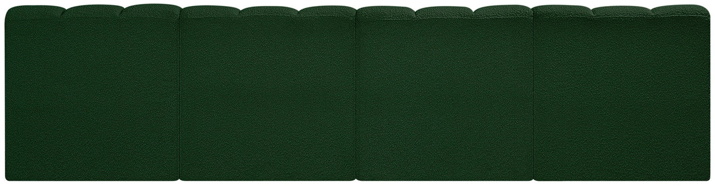 Arc - Boucle Fabric 4 Seats Modular Sofa