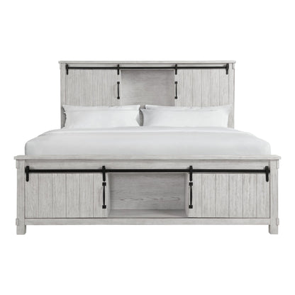 Scott - Cama con plataforma y almacenamiento