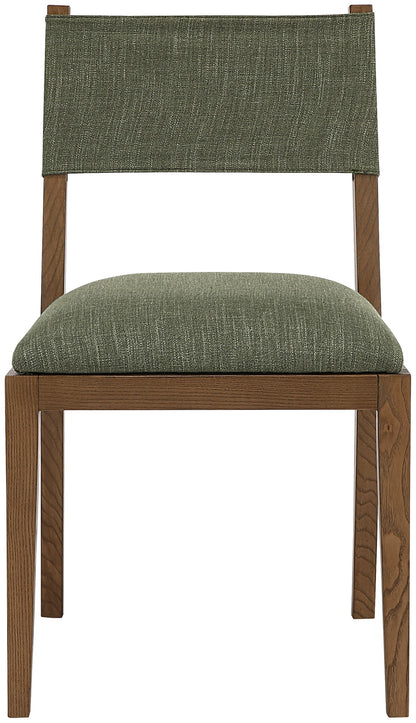 Avon - Linen Textured Performance Fabric Dining Side Chair (Set of 2)
