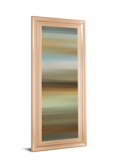 Abstract Horizon II By James Mcmaster - Framed Print Wall Art - Beige