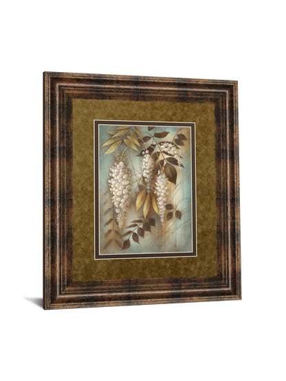 Wisteria Lane Il By Eliane Volherbst-Lane - Framed Print Wall Art - Light Brown