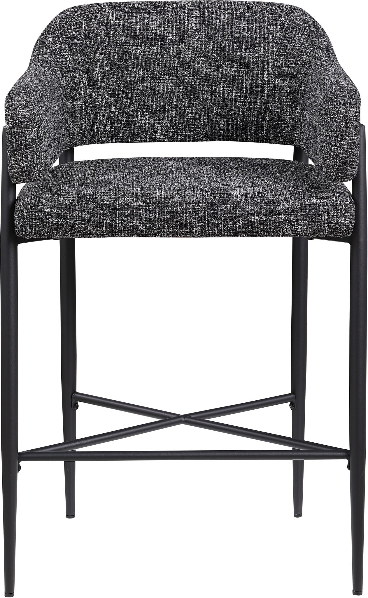 Dame - Fabric Upholstered Counter Stool (Set of 2)