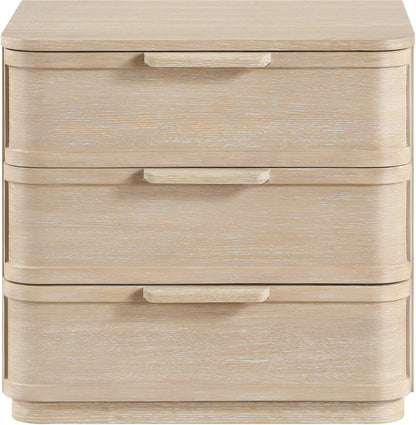 Tiberio - Oak Veneer And Solid Wood Nightstand