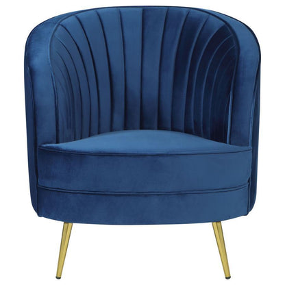 Sophia - Upholstered Channel Tufted Barrel Accent Chair