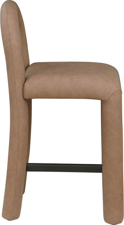Amari - Faux Leather Stool