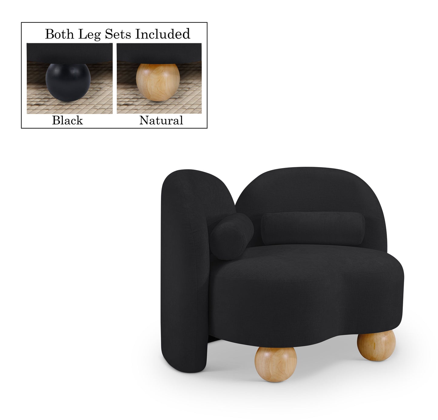 Daphne - Chenille Chair