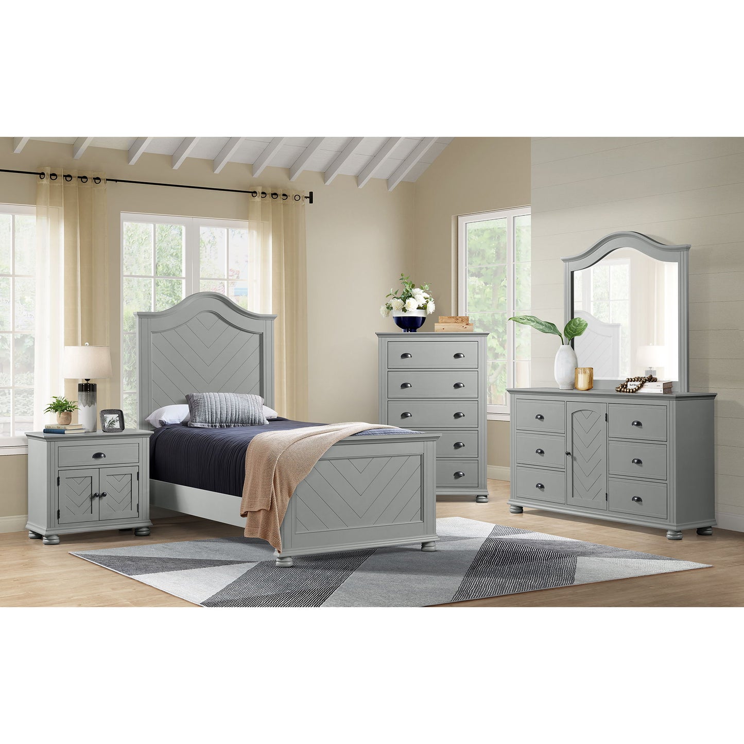 Kona - Cama con paneles