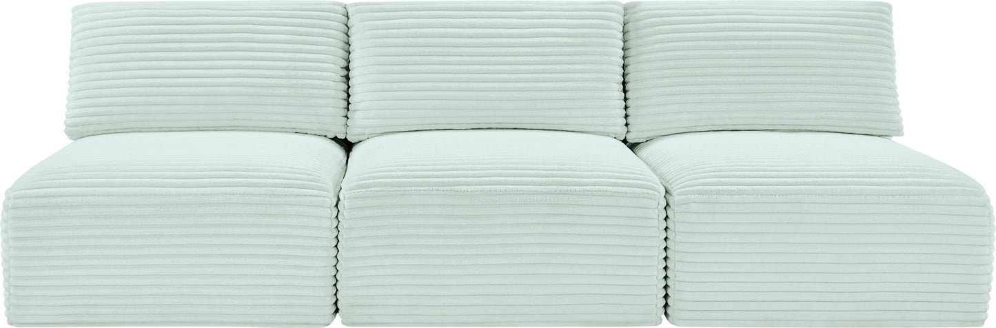 Shaggy - 3 Seat Modular Armless Sofa