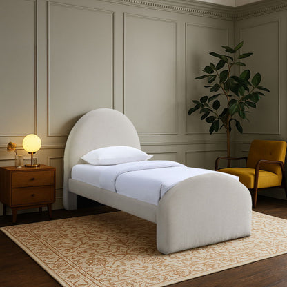 Andaz - Chenille Fabric Upholstered Bed