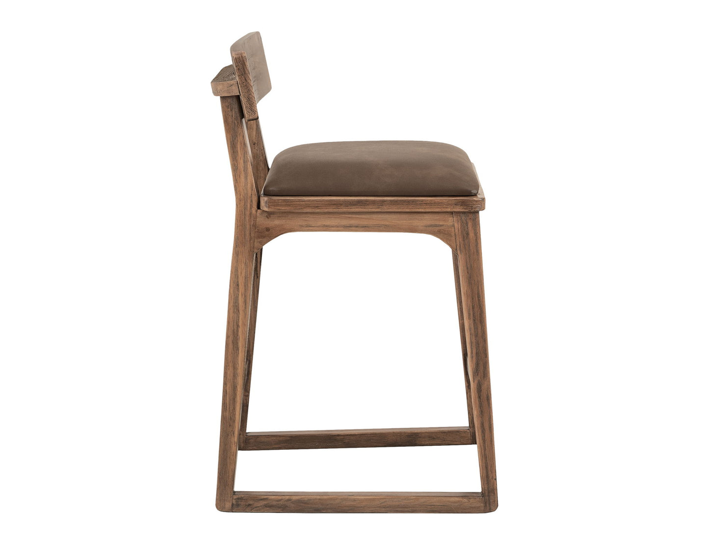 Balam - 30" Barstool (Set of 2) - Light Brown / Dark Brown