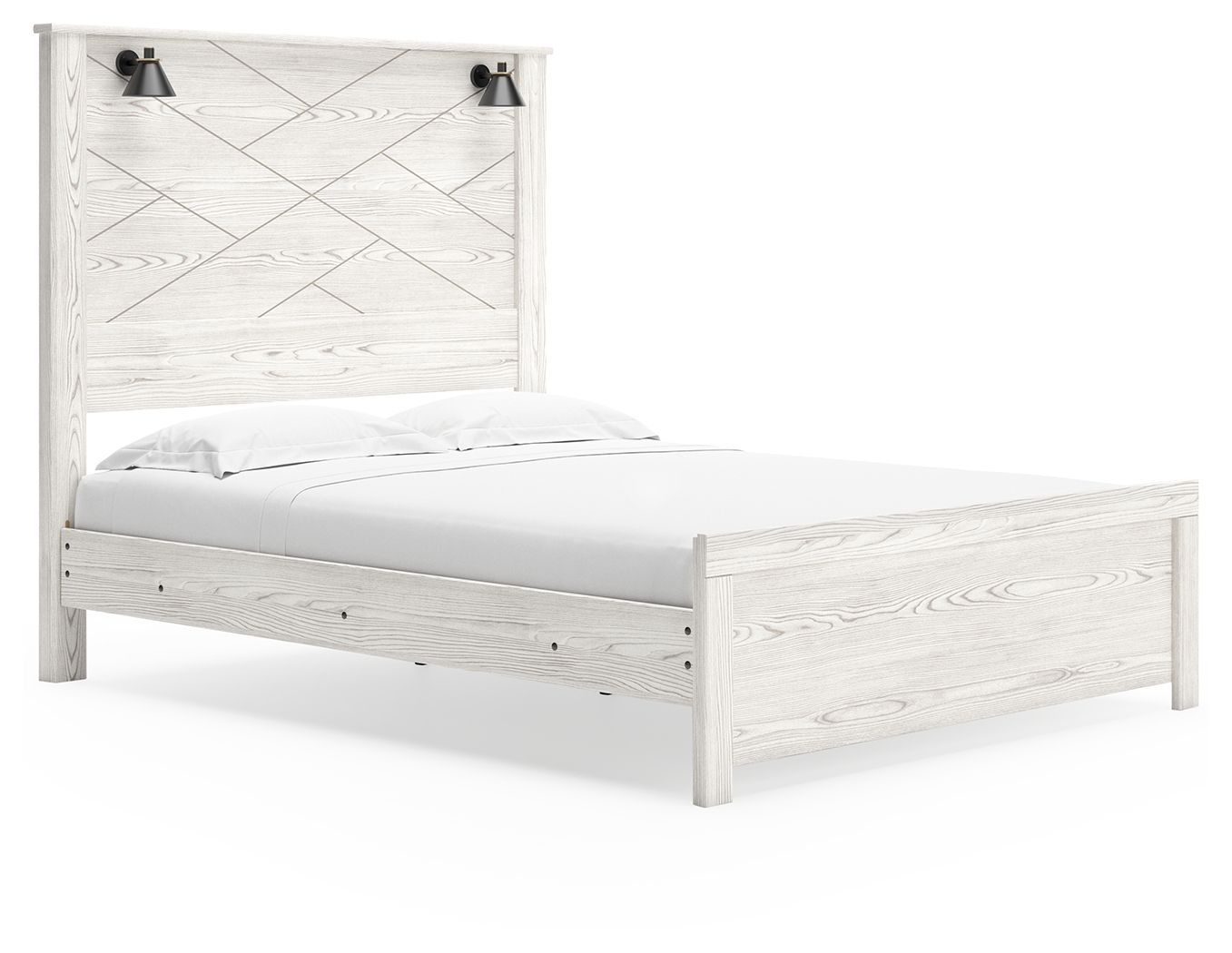 Gerridan - Cama panel con apliques